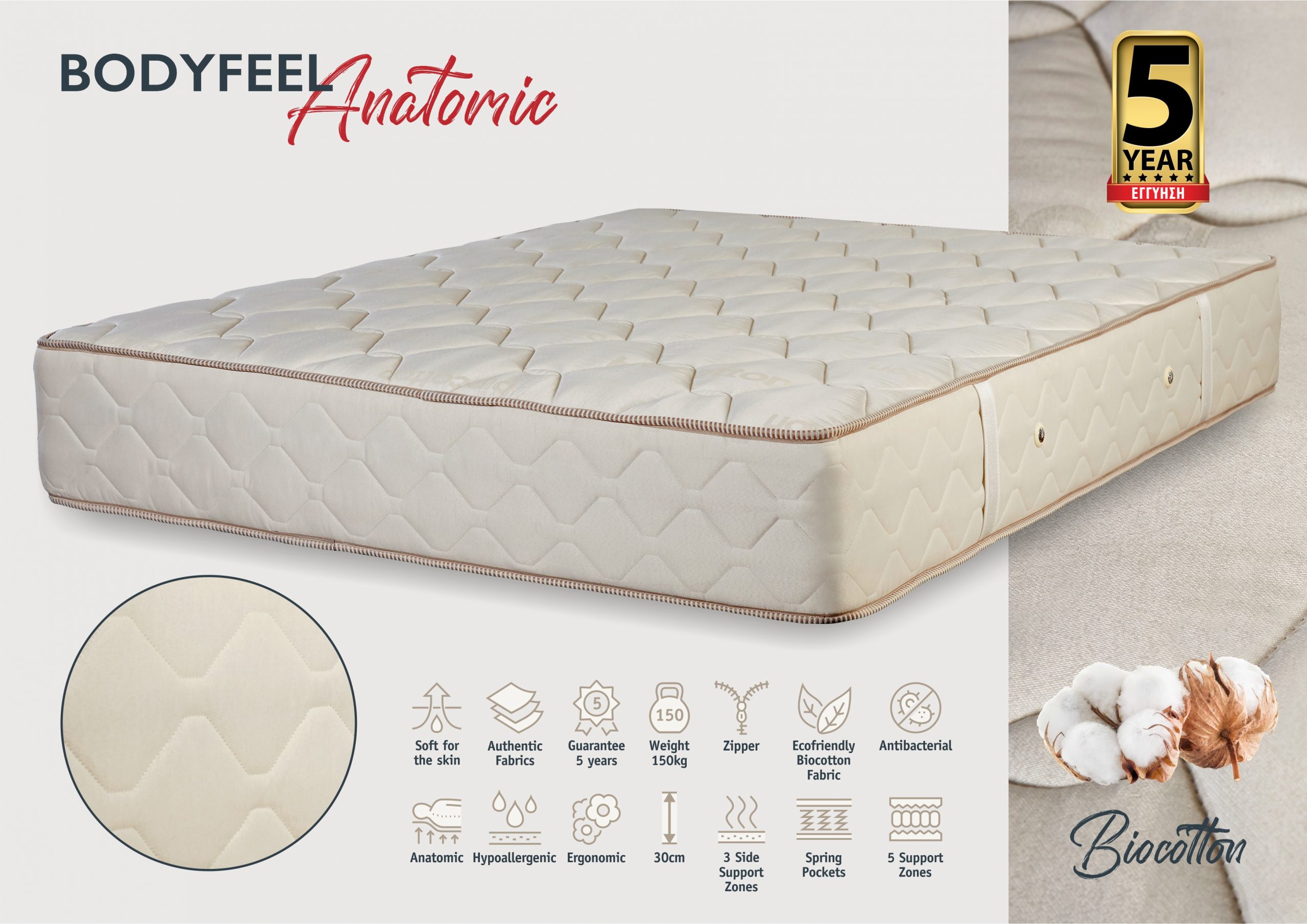 Bodyfeel Anatomic Biocotton 1 Bodyfeel Anatomic Biocotton 1